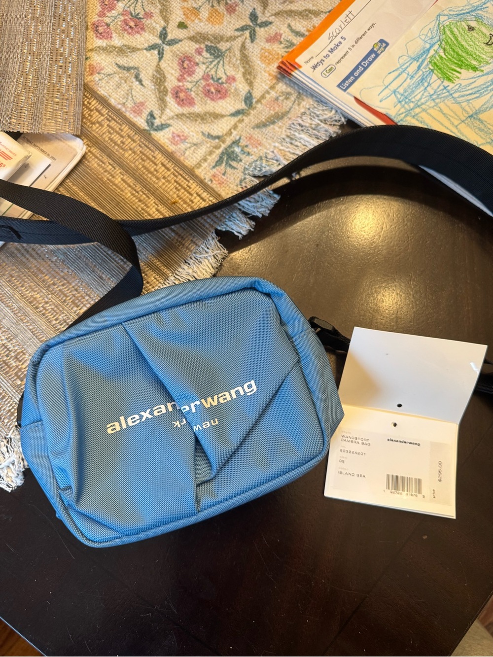 Alexander Wang Light Blue crossbody camera bag